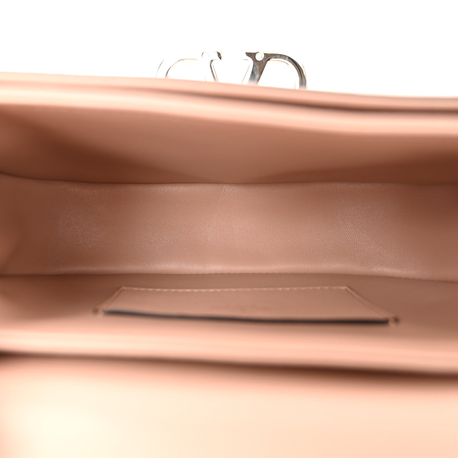 Valentino Garavani Grainy Calfskin VSling Saddle Bag Rose Cannelle 5 of 10