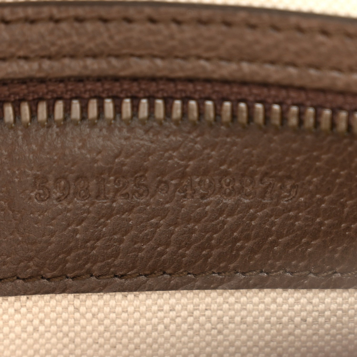 Gucci GG Supreme Monogram Web Small Ophidia Half Moon Hobo Brown 7 of 11