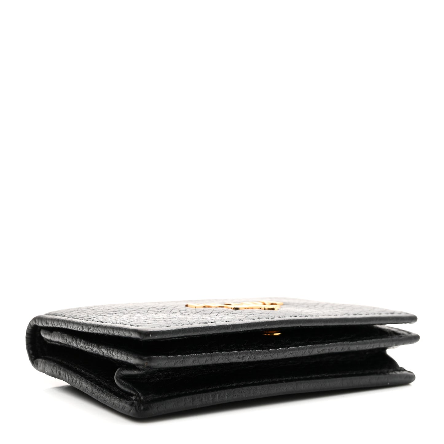 Vitello Grain Move Card Holder Black