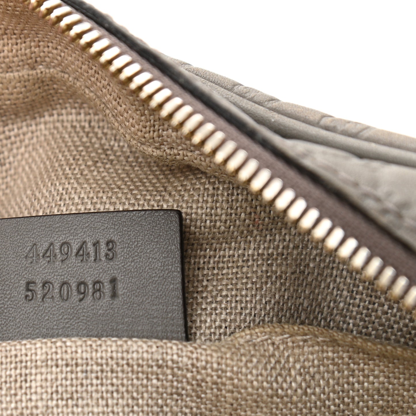 Microguccissima Mini Bree Messenger Bag Grey