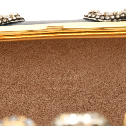 Alexander McQueen Silk Crystal Knucklebox Clutch Black 8 of 8