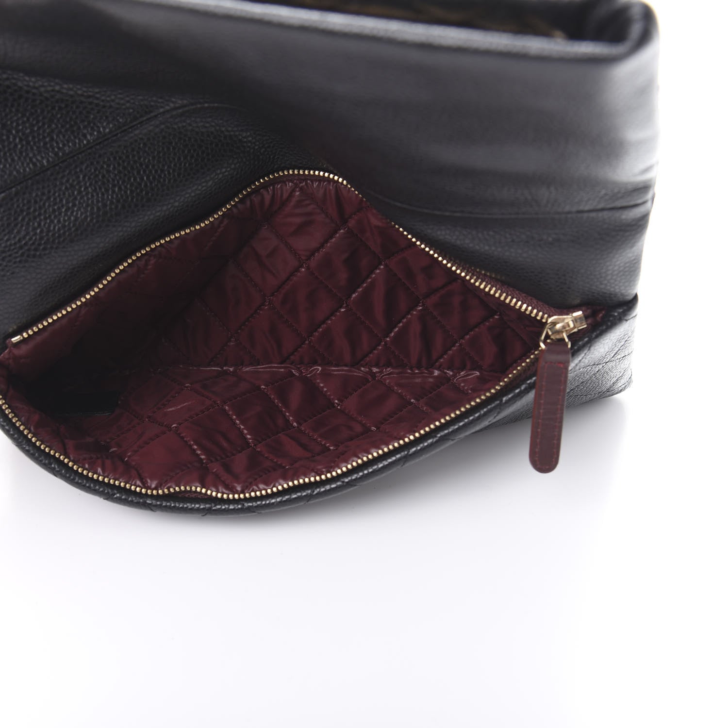Chanel Caviar Quilted CC Beauty Clutch Black 5 of 10