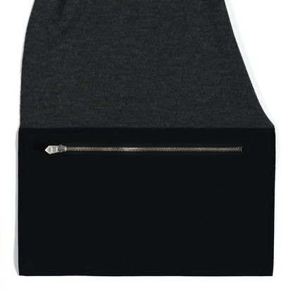 Hermes Cashmere Silk Just In Case Muffler Black 4 of 4