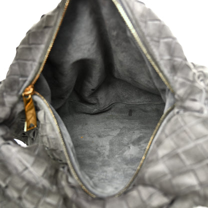 Bottega Veneta Suede Calfskin Intrecciato Teen Jodie Hobo Thunder 5 of 12