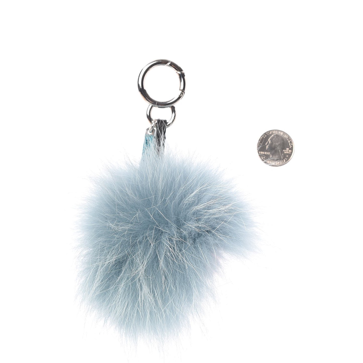 Fox Mink Rabbit Fur Vitello Flamingo Mini Monster Bag Bug Charm Lagoon Black Multicolor