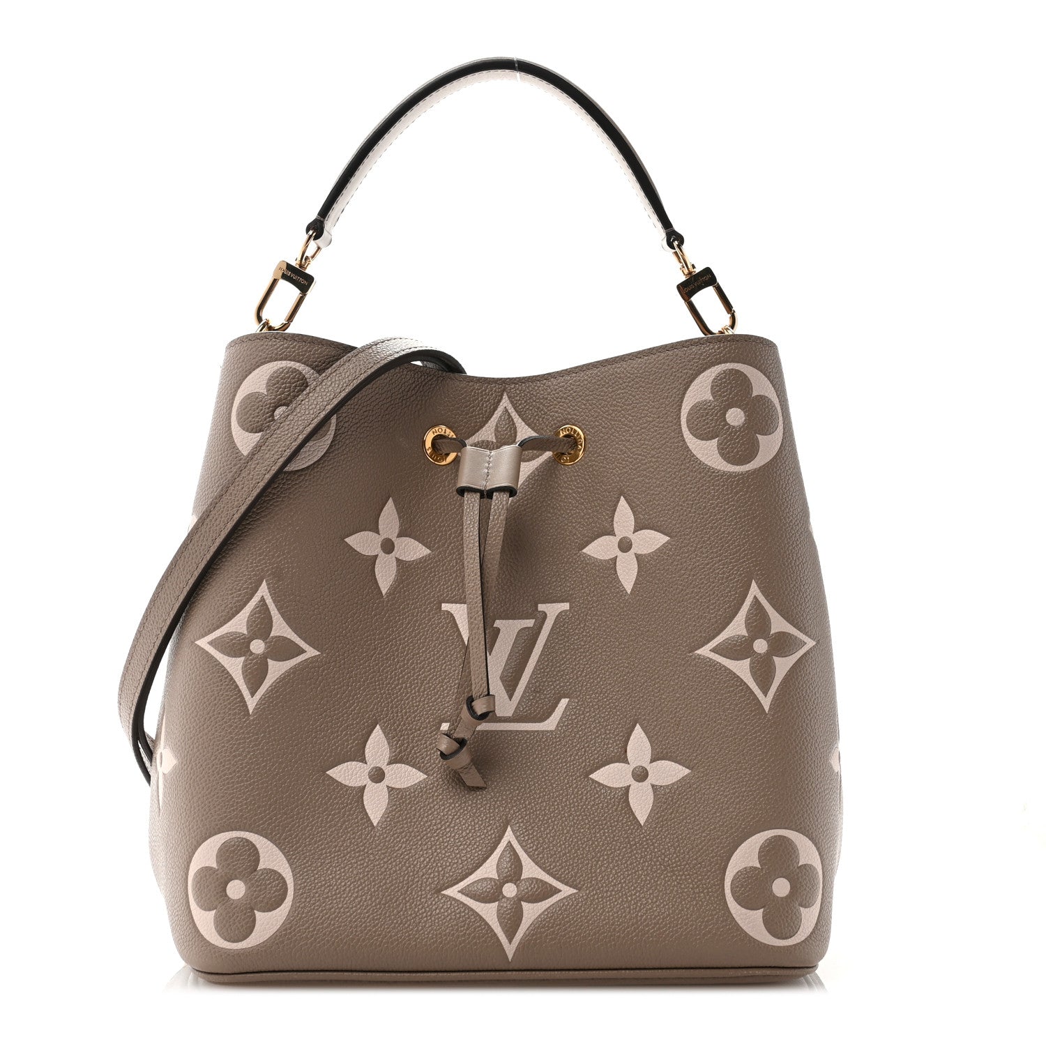 Louis Vuitton Empreinte Monogram Giant Neonoe MM Tourterelle Creme 1 of 14