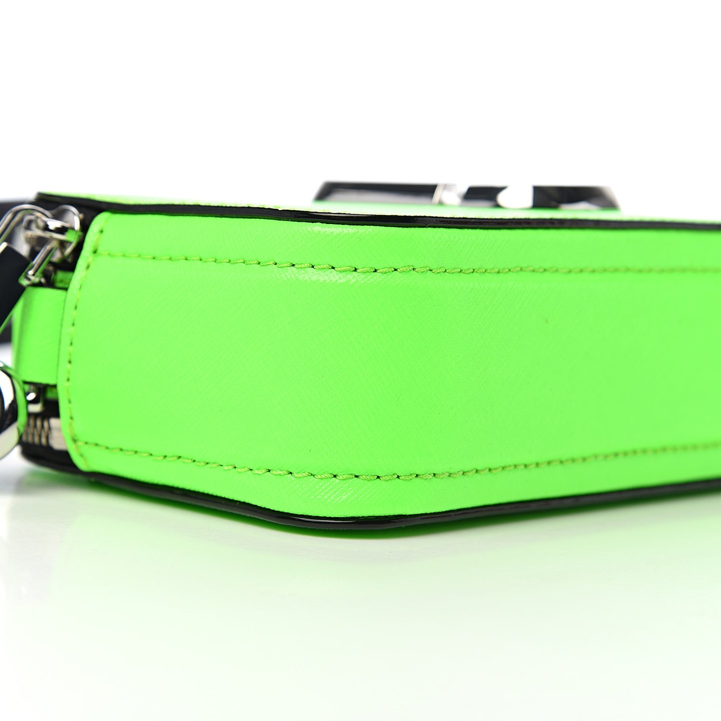 Saffiano Small Snapshot Camera Bag Bright Green