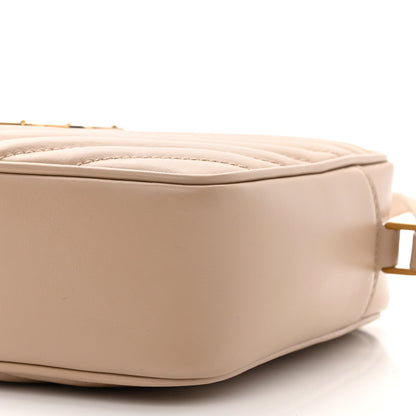 Saint Laurent Calfskin Matelasse Monogram Lou Camera Bag Dark Beige 10 of 10