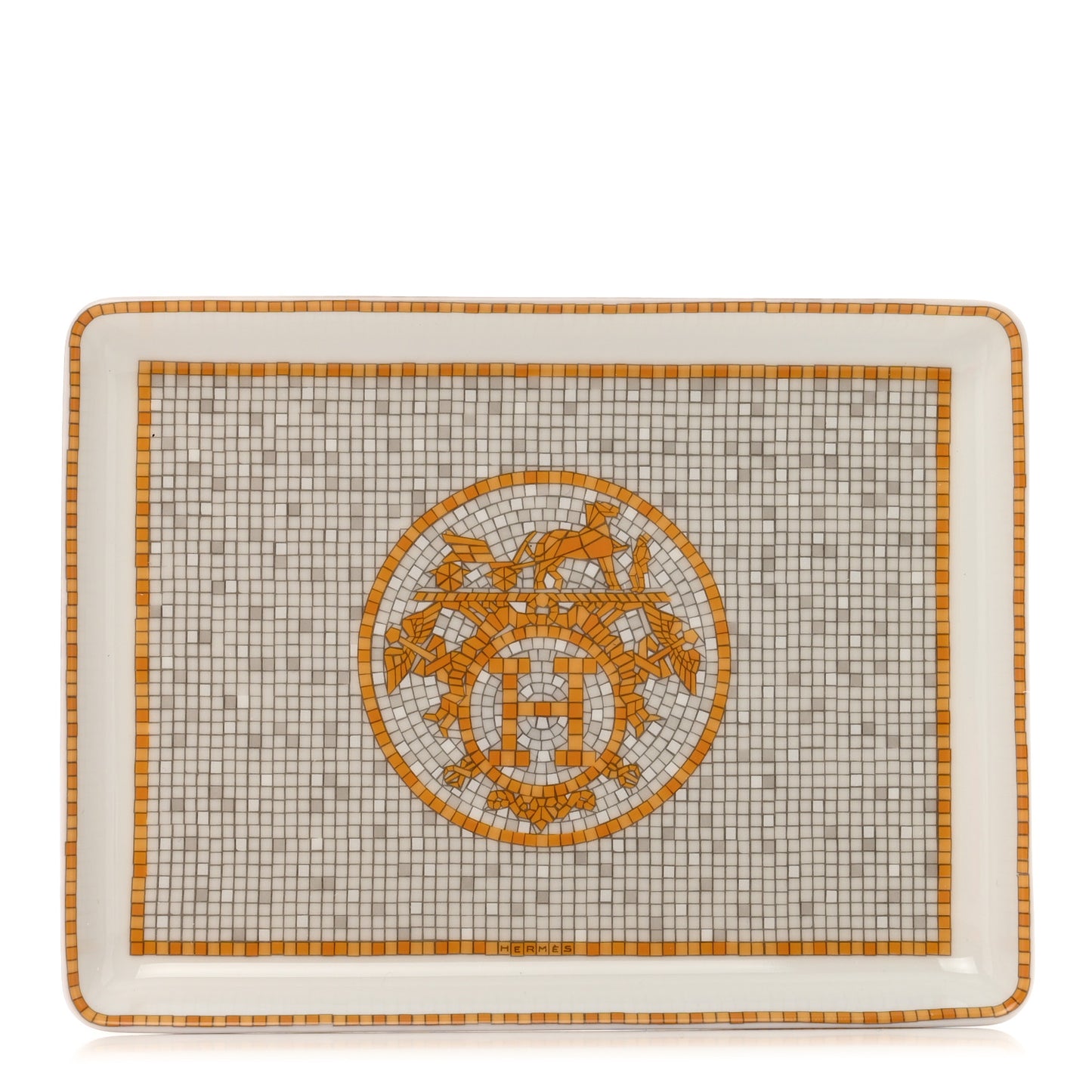 Porcelain Mosaique au 24 Gold Sushi Plate