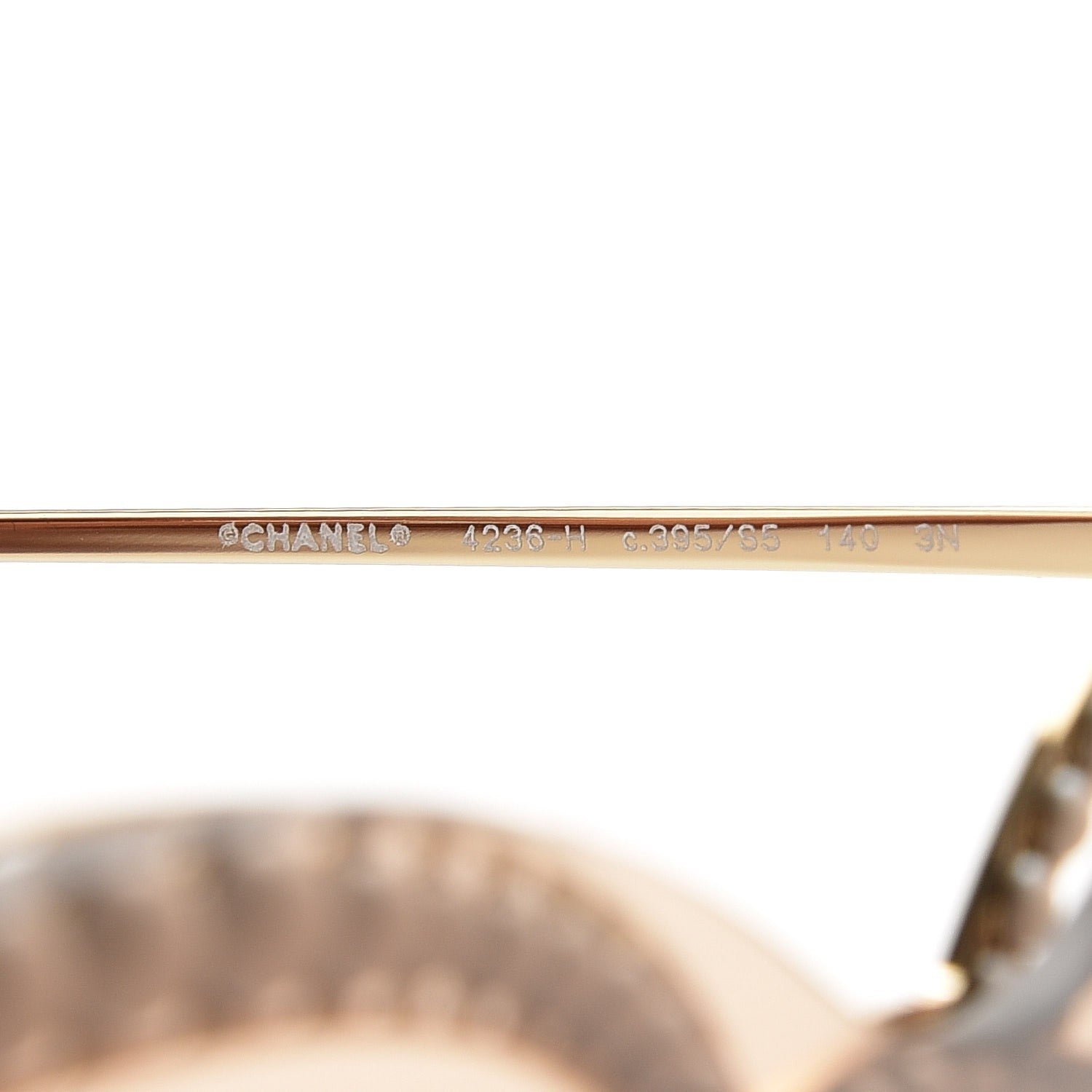 Chanel Acetate Metal Pearl Butterfly Sunglasses 4236-H Brown 6 of 7