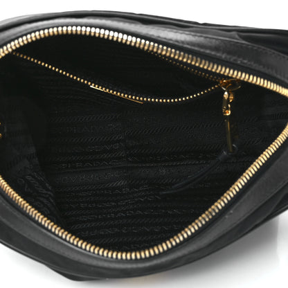 Prada Tessuto Nylon Soft Calf Camera Bag Black 5 of 11