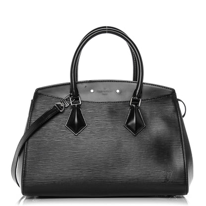 Louis Vuitton Epi Soufflot MM Black 1 of 8