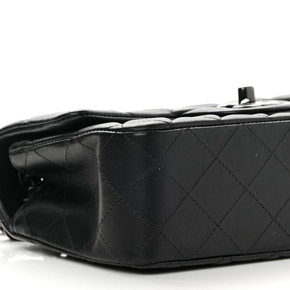 Chanel Lambskin Quilted Mini Rectangular Flap So Black 9 of 13