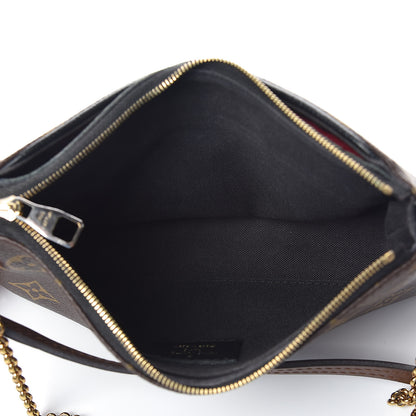 Louis Vuitton Monogram Pallas Clutch Black 7 of 9