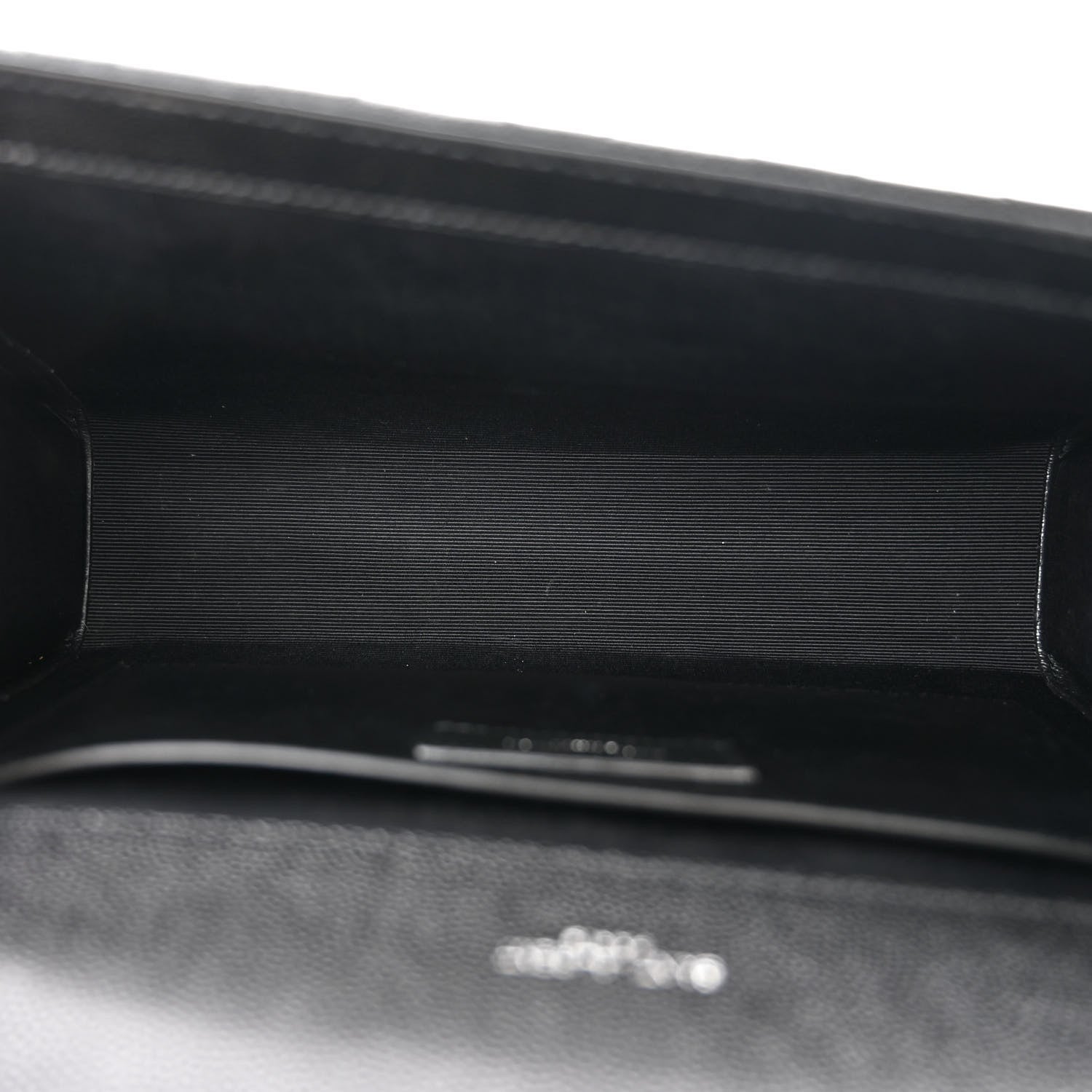 Saint Laurent Grain De Poudre Textured Mixed Matelasse Triquilt Medium Monogram Satchel Black 5 of 11