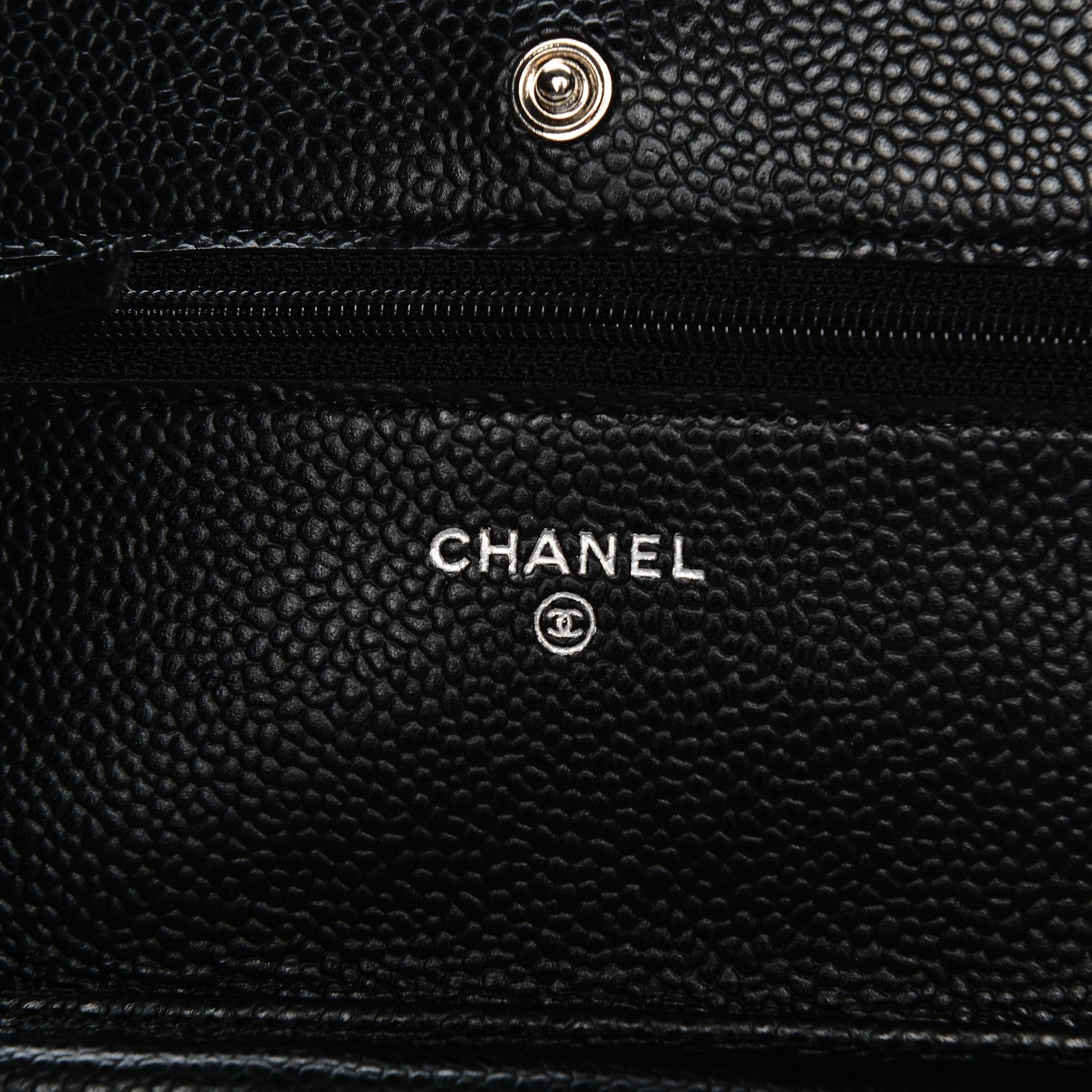 Chanel Caviar Quilted Wallet On Chain WOC Black 6 of 9