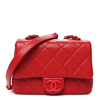 Chanel Caviar Quilted Mini Incognito Square Flap Red 1 of 10