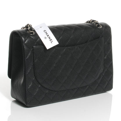 Chanel Caviar Maxi Single Flap Black 3 of 7