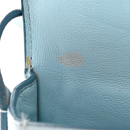 Celine Grained Calfskin Small Trotteur Pale Blue 11 of 11