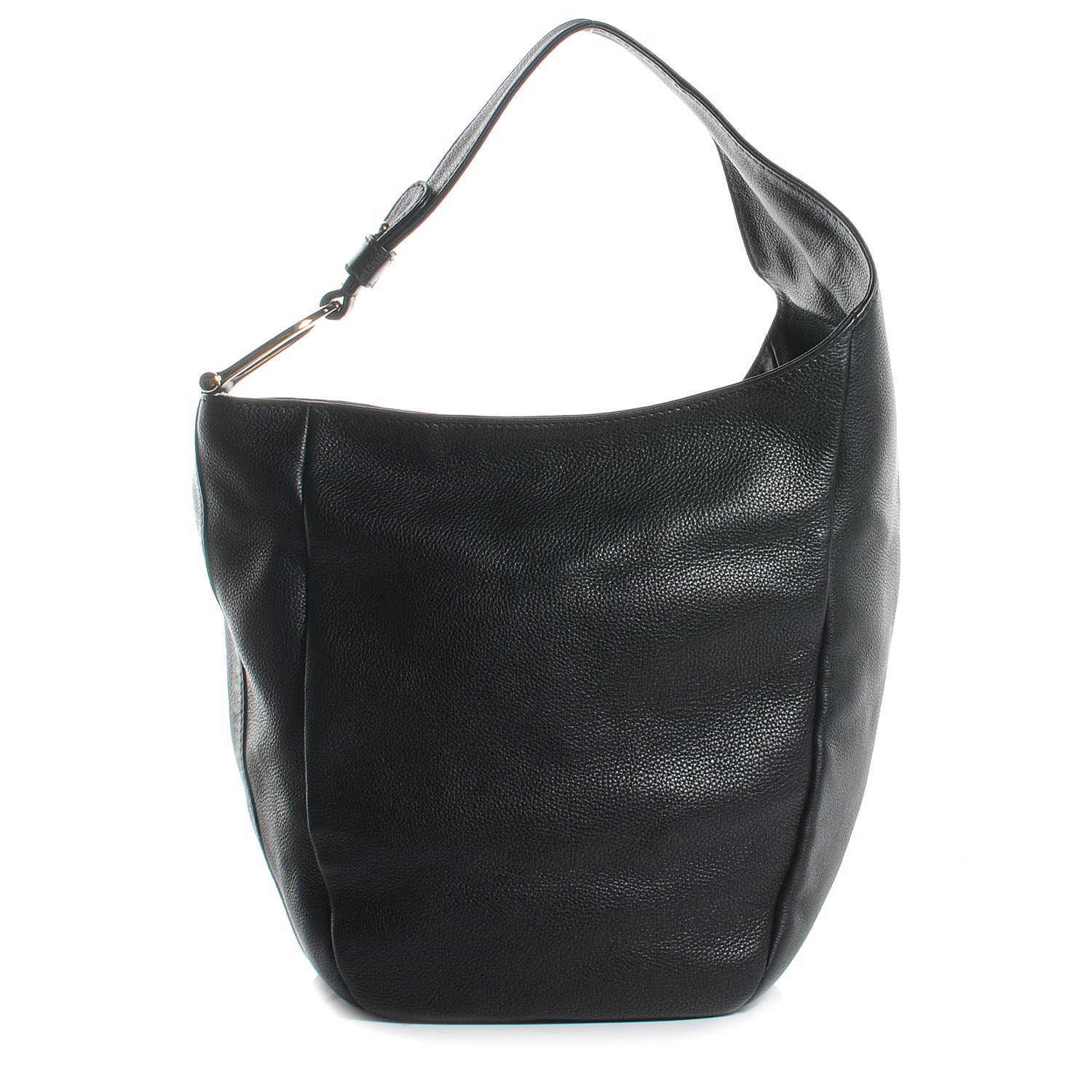 Gucci Leather Greenwich Medium Shoulder Bag Black 1 of 7