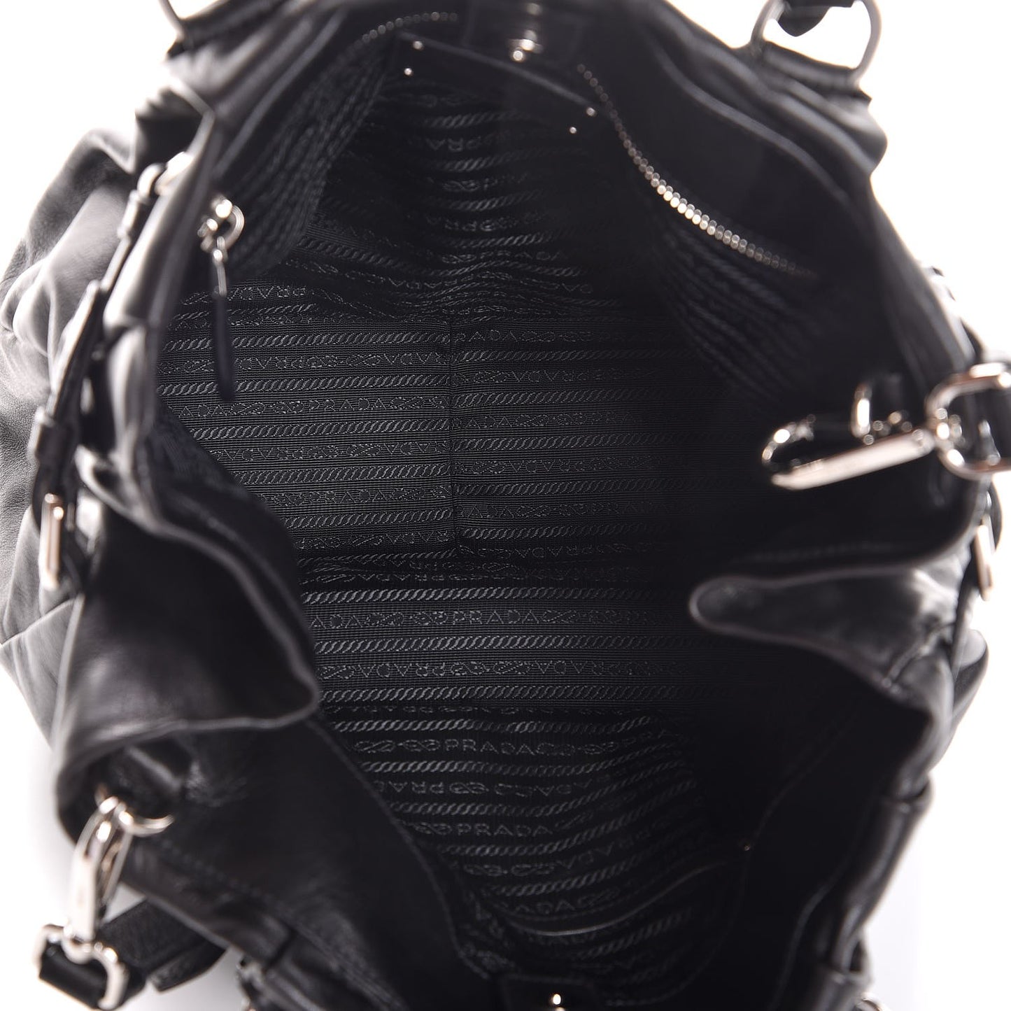 Soft Calf Shoulder Bag Nero Black