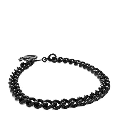 Gucci Varnished Metal GG Marmont Chain Belt Black 2 of 3