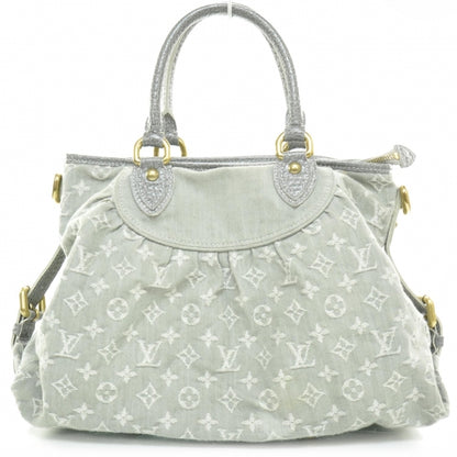 Louis Vuitton Denim Neo Cabby MM Grey 1 of 9