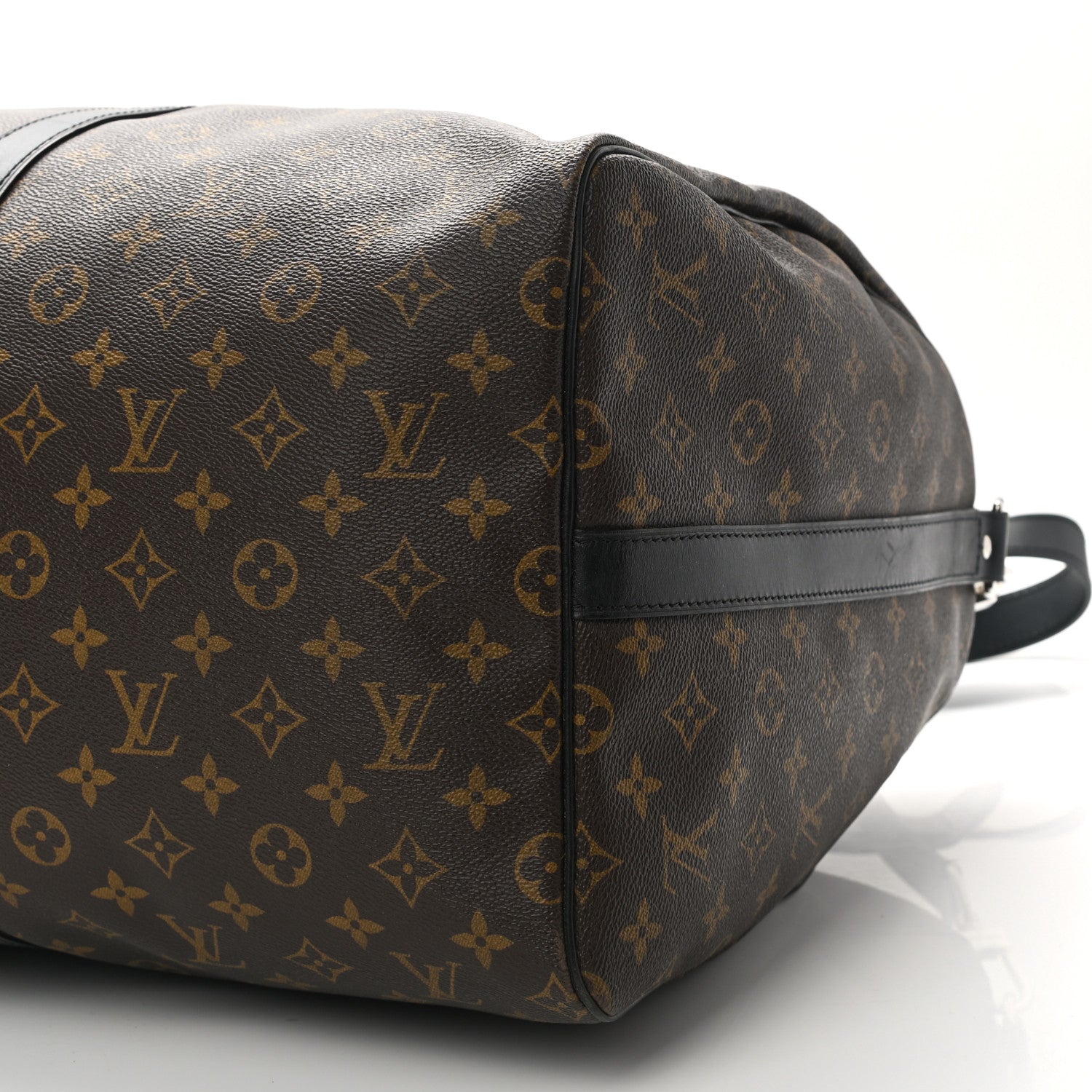 Louis Vuitton Monogram Macassar Keepall Bandouliere 55 9 of 9