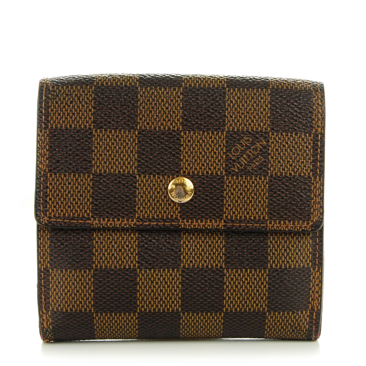 Louis Vuitton Damier Ebene Elise Wallet 1 of 7