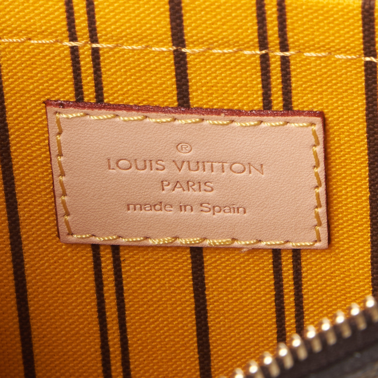 Monogram Neverfull MM GM Pochette Mimosa