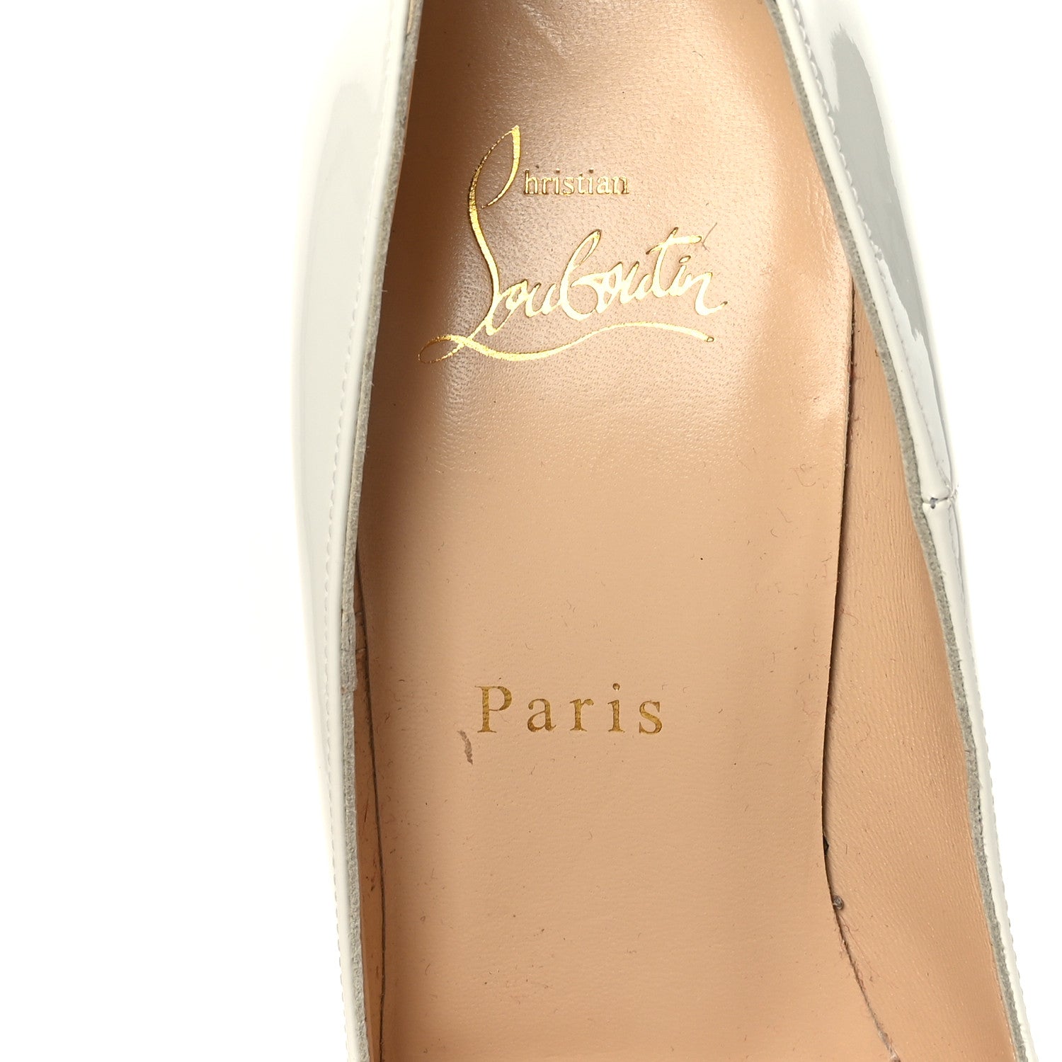 Christian Louboutin Patent So Kate 120 Pumps 38 White 6 of 8