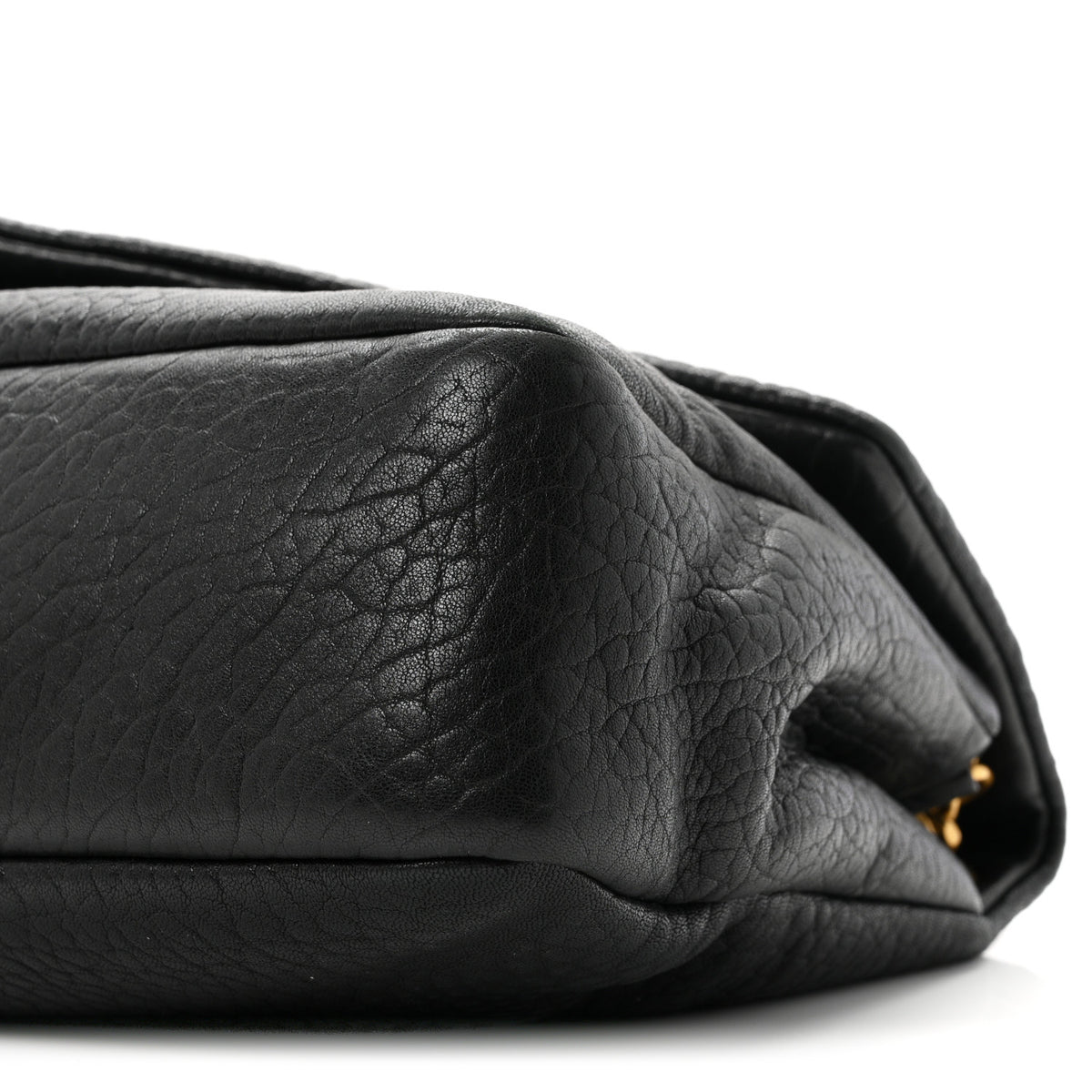 Grained Lambskin Large Calypso Black