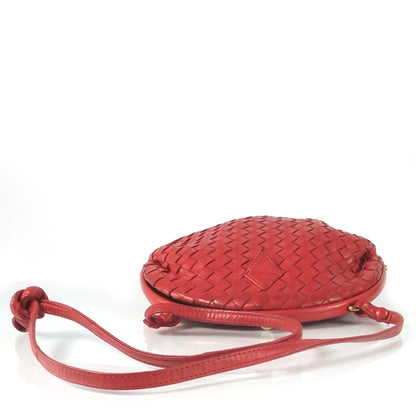 Bottega Veneta Vintage Woven Frame Bag Red 4 of 7