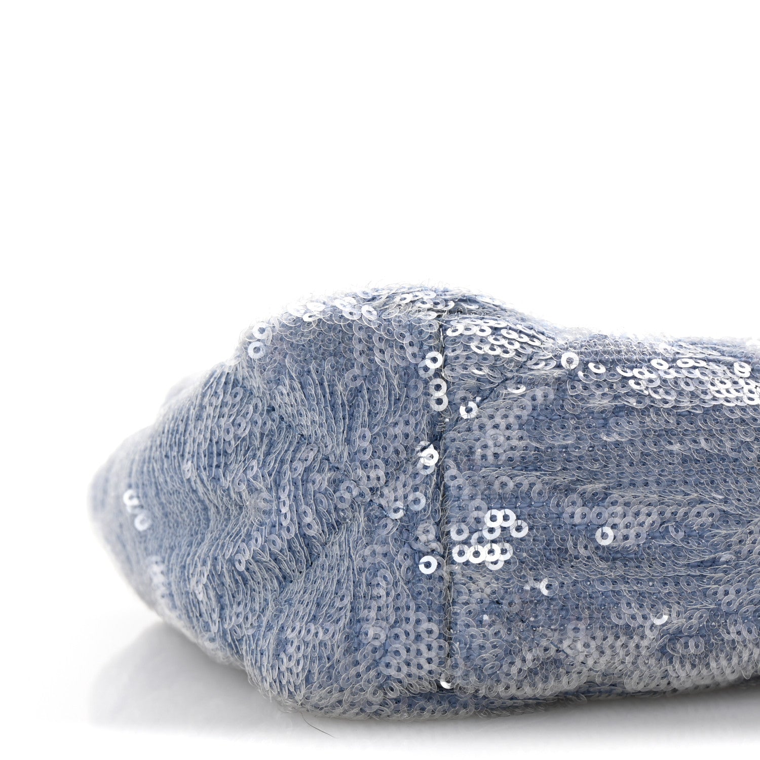 Chanel Sequin Quilted Medium Chanel 19 Flap Light Blue 9 of 10
