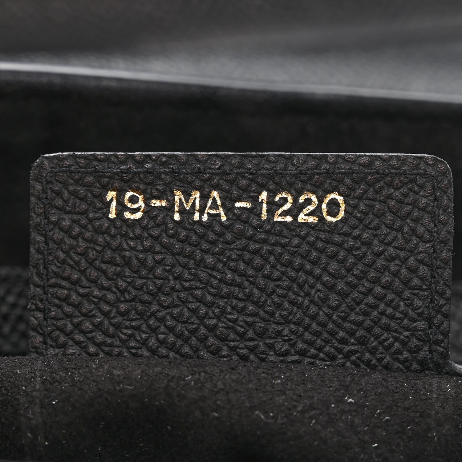 Christian Dior Grained Calfskin Saddle Bag Black 7 of 11