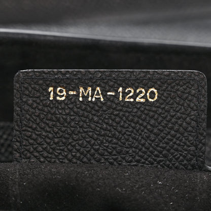 Christian Dior Grained Calfskin Saddle Bag Black 7 of 11