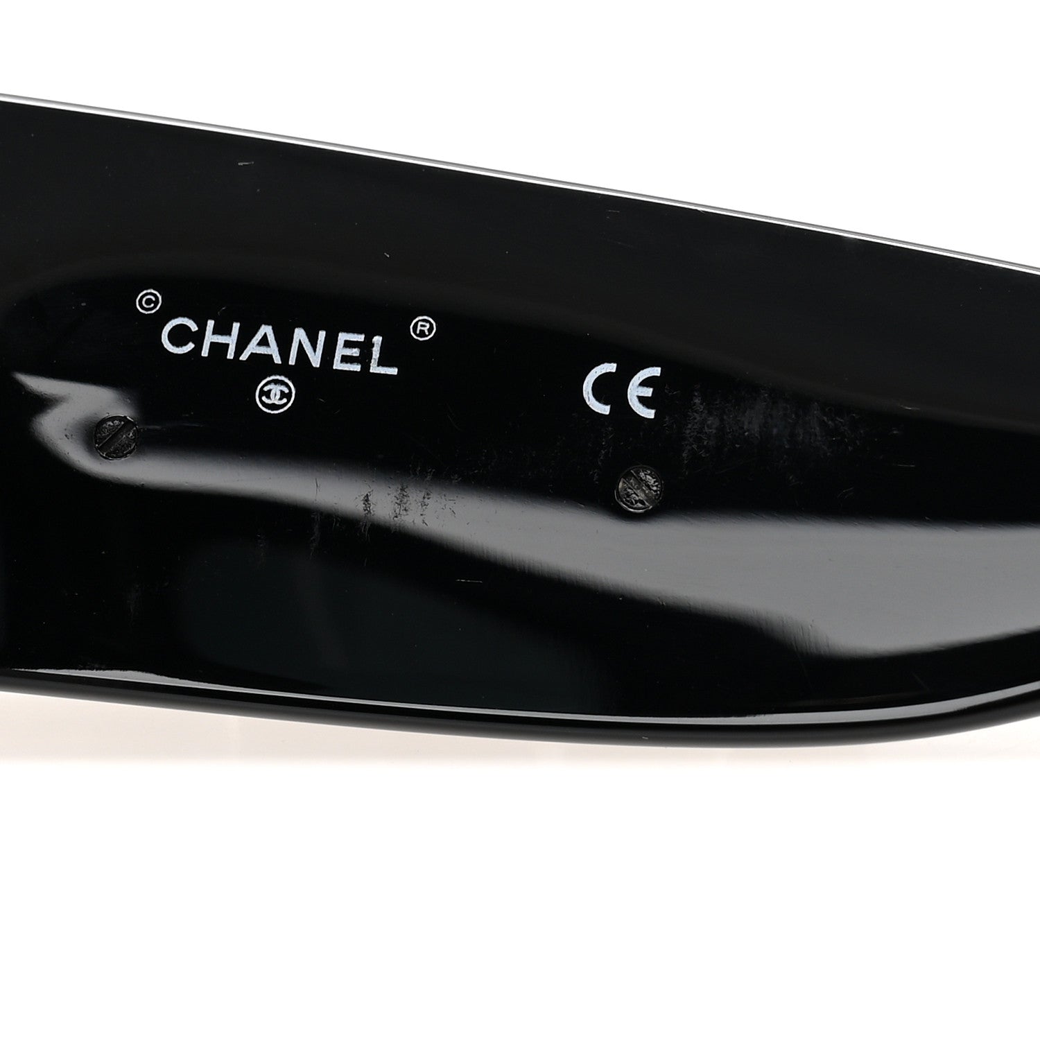 Chanel Acetate CC Logo Square Sunglasses 71472A Black 5 of 9