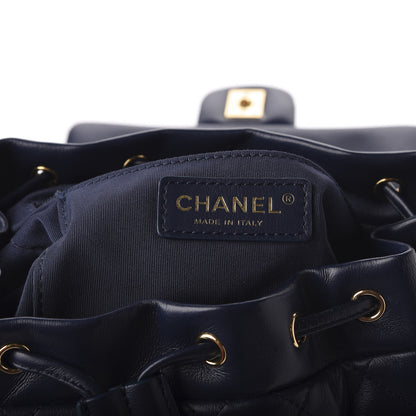 Chanel Calfskin Quilted Small Urban Spirit Backpack Navy 7 of 11