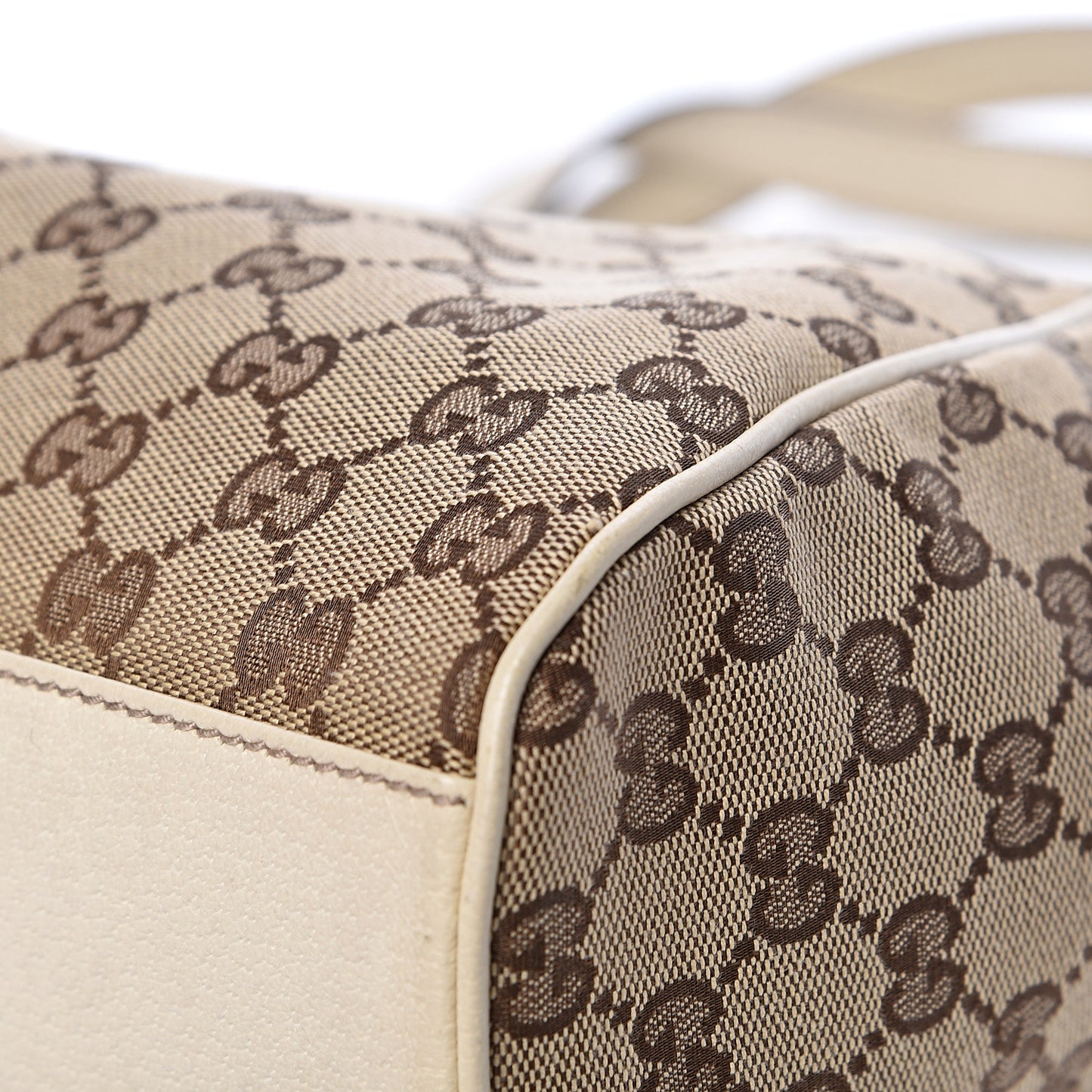 Monogram Medium Charmy Shoulder Bag Off White
