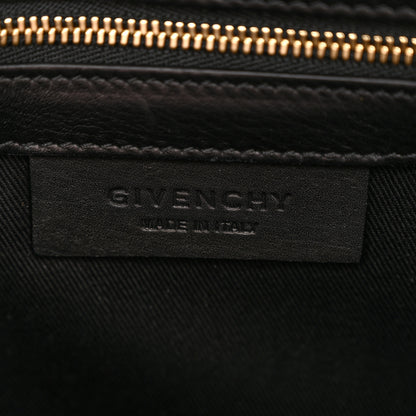 Givenchy Calf Hair Smooth Calfskin Medium Antigona Evening Clutch Black Red 6 of 7