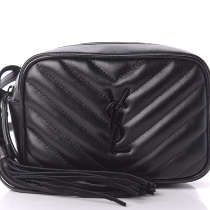 Saint Laurent Calfskin Matelasse Monogram Lou Belt Bag Black 10 of 10