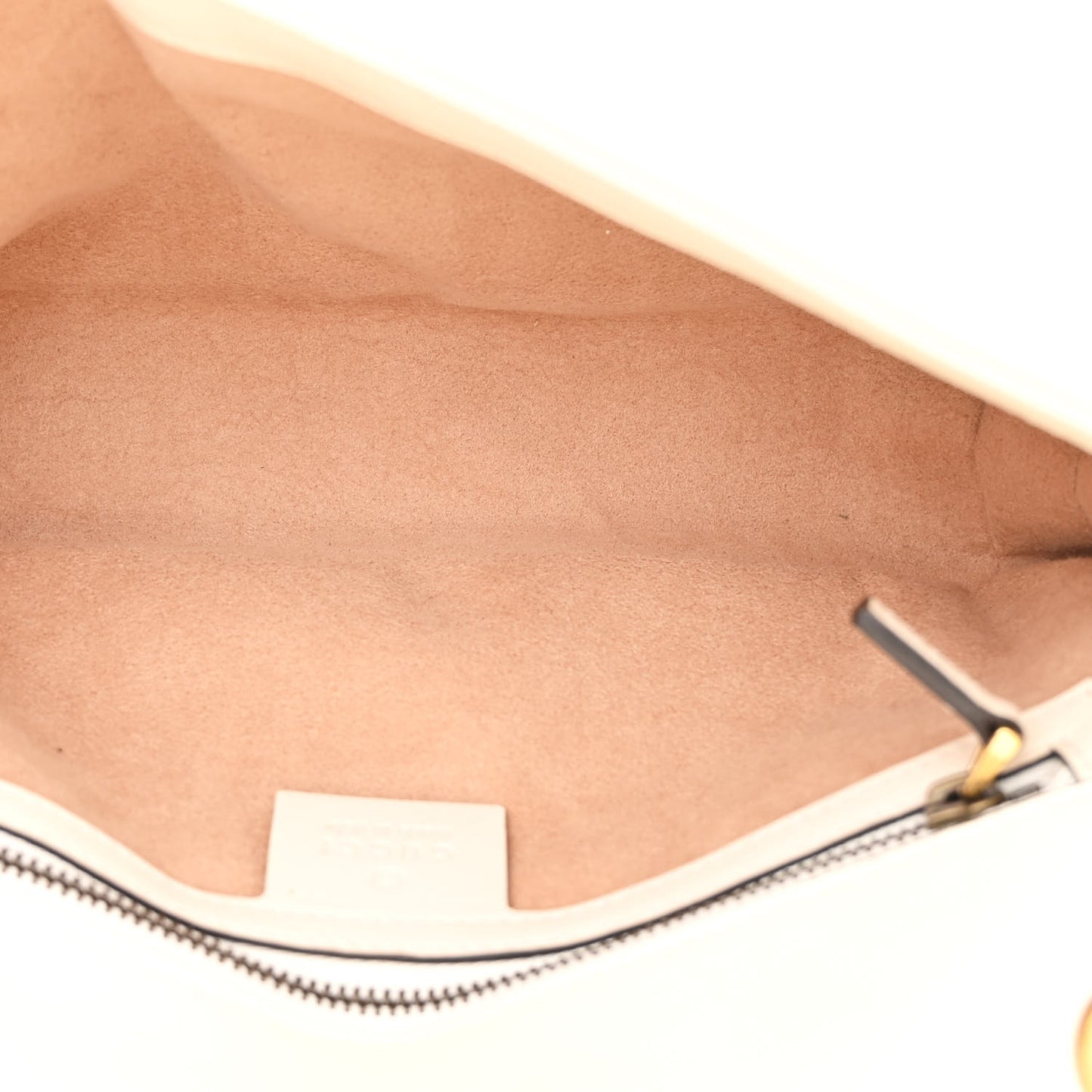 Calfskin Matelasse Small GG Marmont Shoulder Bag White