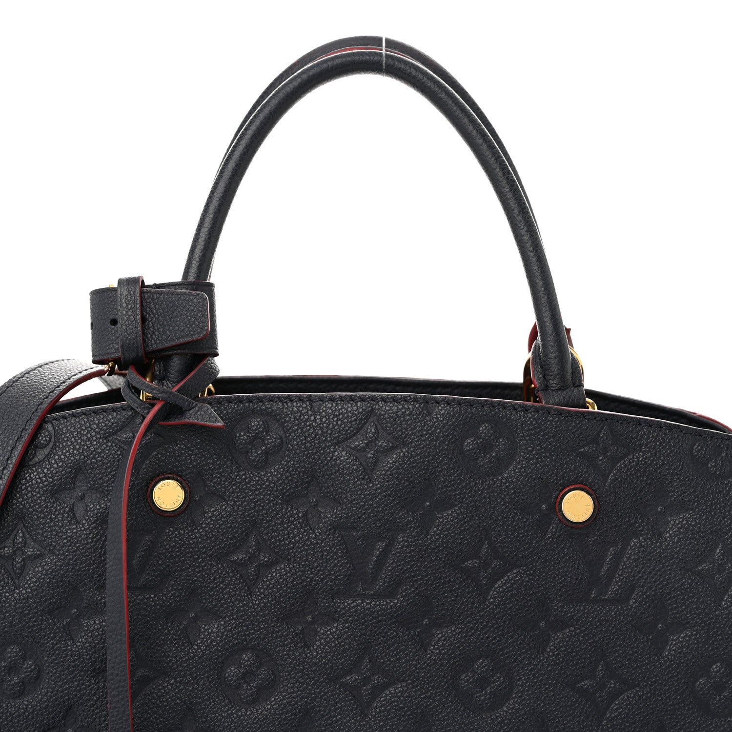 Louis Vuitton Empreinte Montaigne MM Marine Rouge 8 of 12