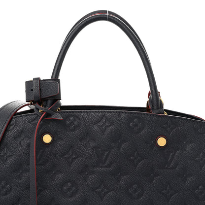 Louis Vuitton Empreinte Montaigne MM Marine Rouge 8 of 12