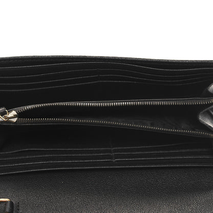 Gucci Wonka Grain Calfskin Diana Chain Wallet Black 6 of 11