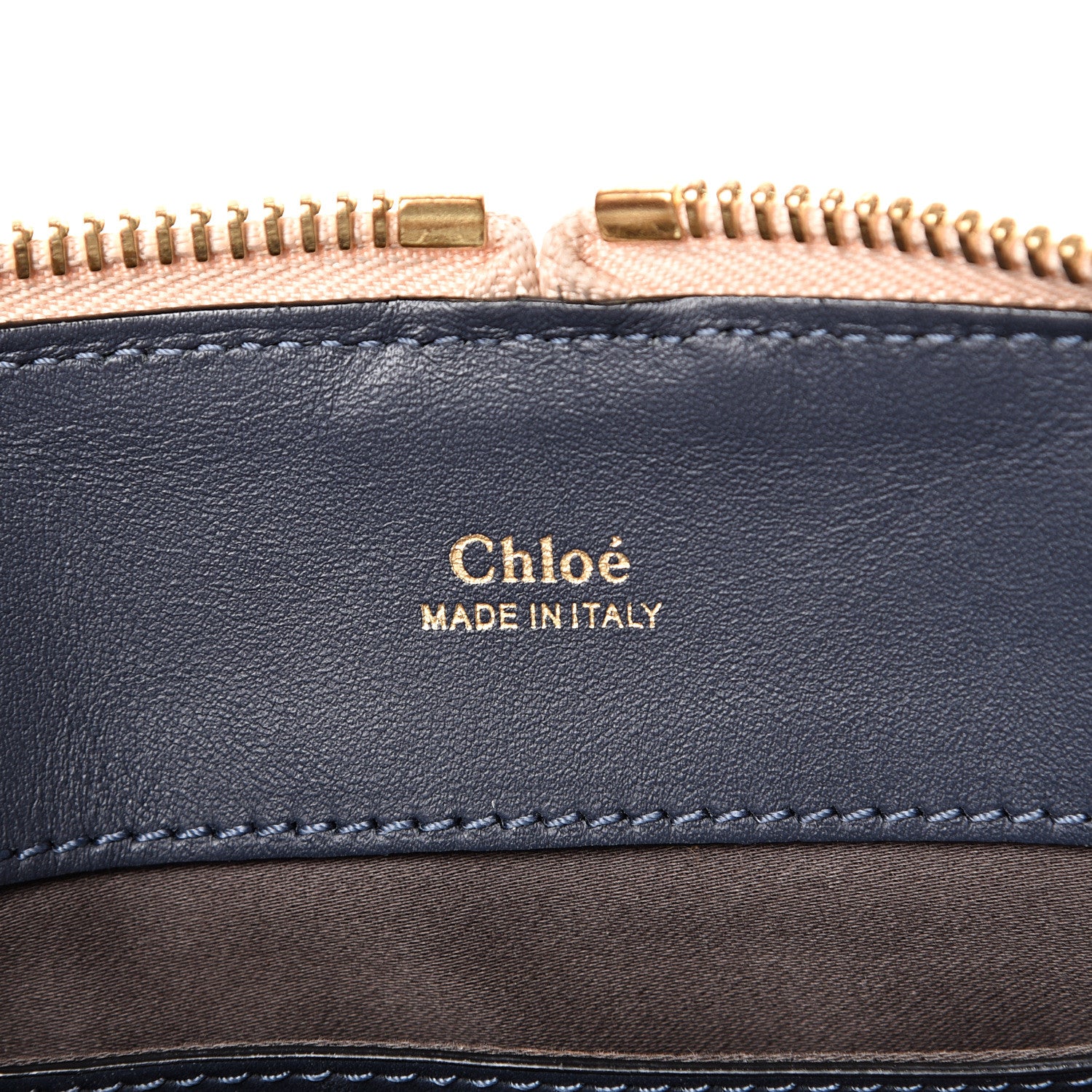 Chloe Smooth Calfskin Mini Baylee Tote Street Blue Navy 5 of 11