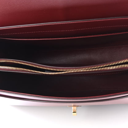 Celine Satinated Calfskin Medium 16 Top Handle Bag Light Burgundy 4 of 10