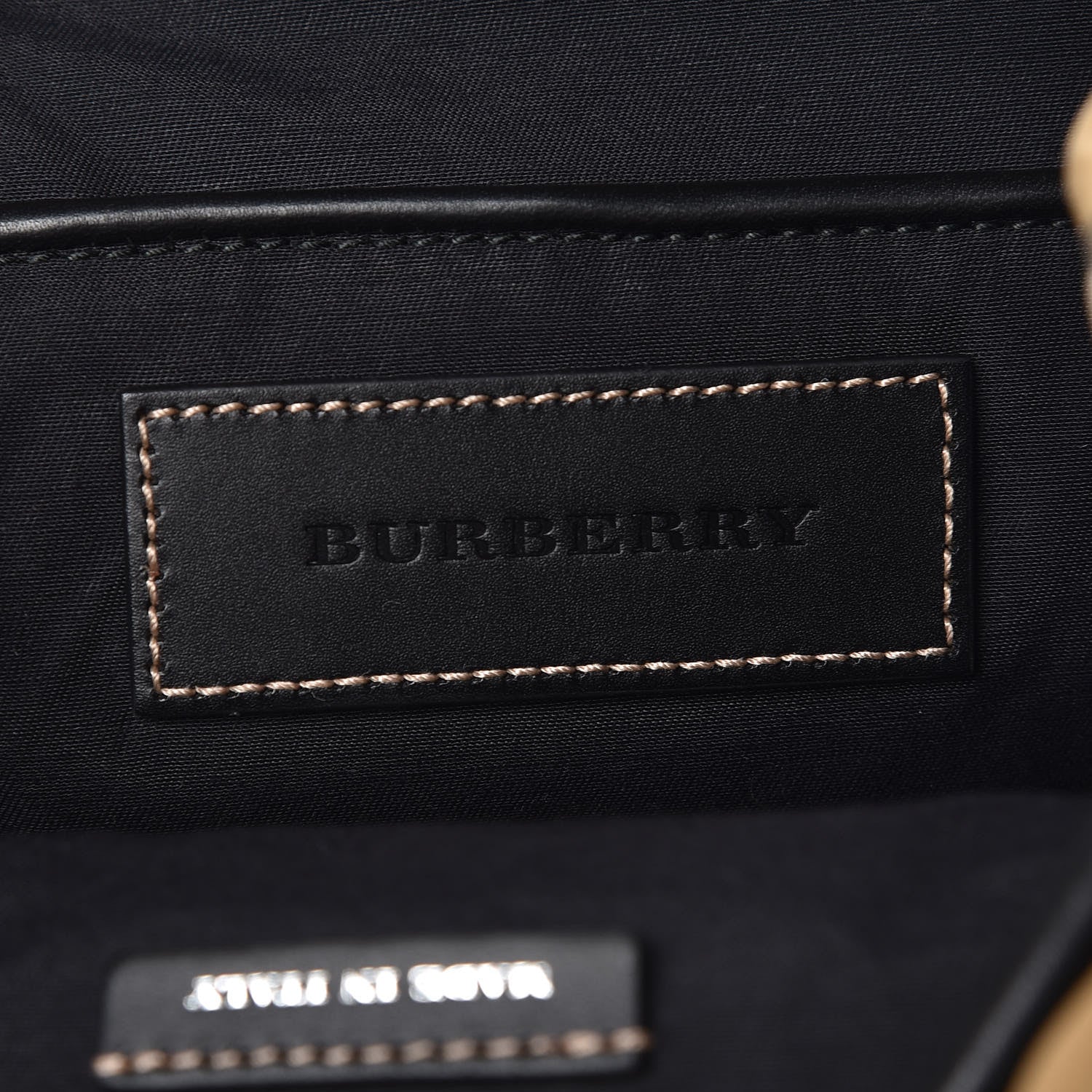 Burberry Calfskin Vintage Check Graffiti Print Small Rucksack Backpack Yellow 9 of 10
