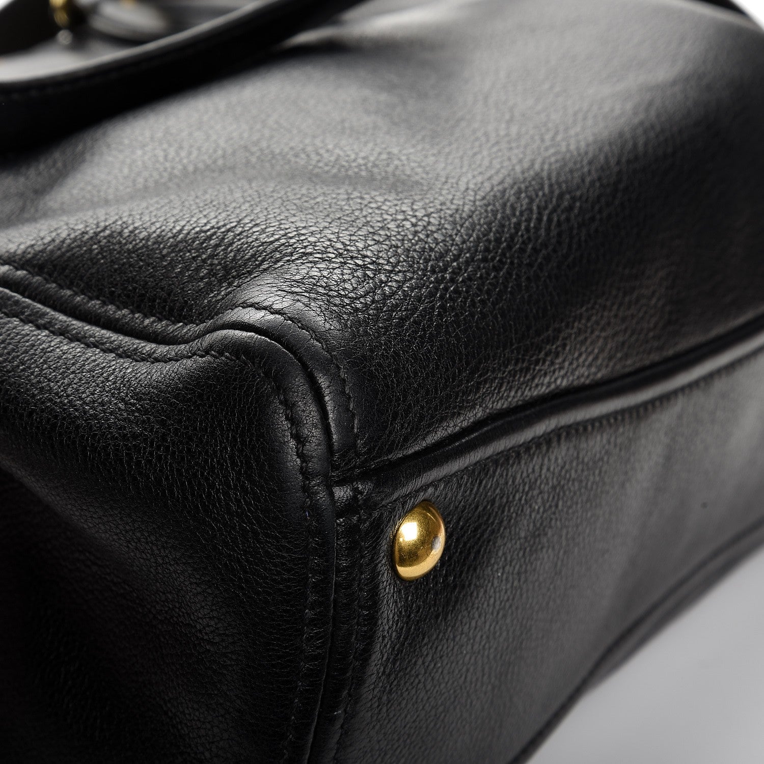 Miu Miu Vitello Daino Tote Nero Black 13 of 15