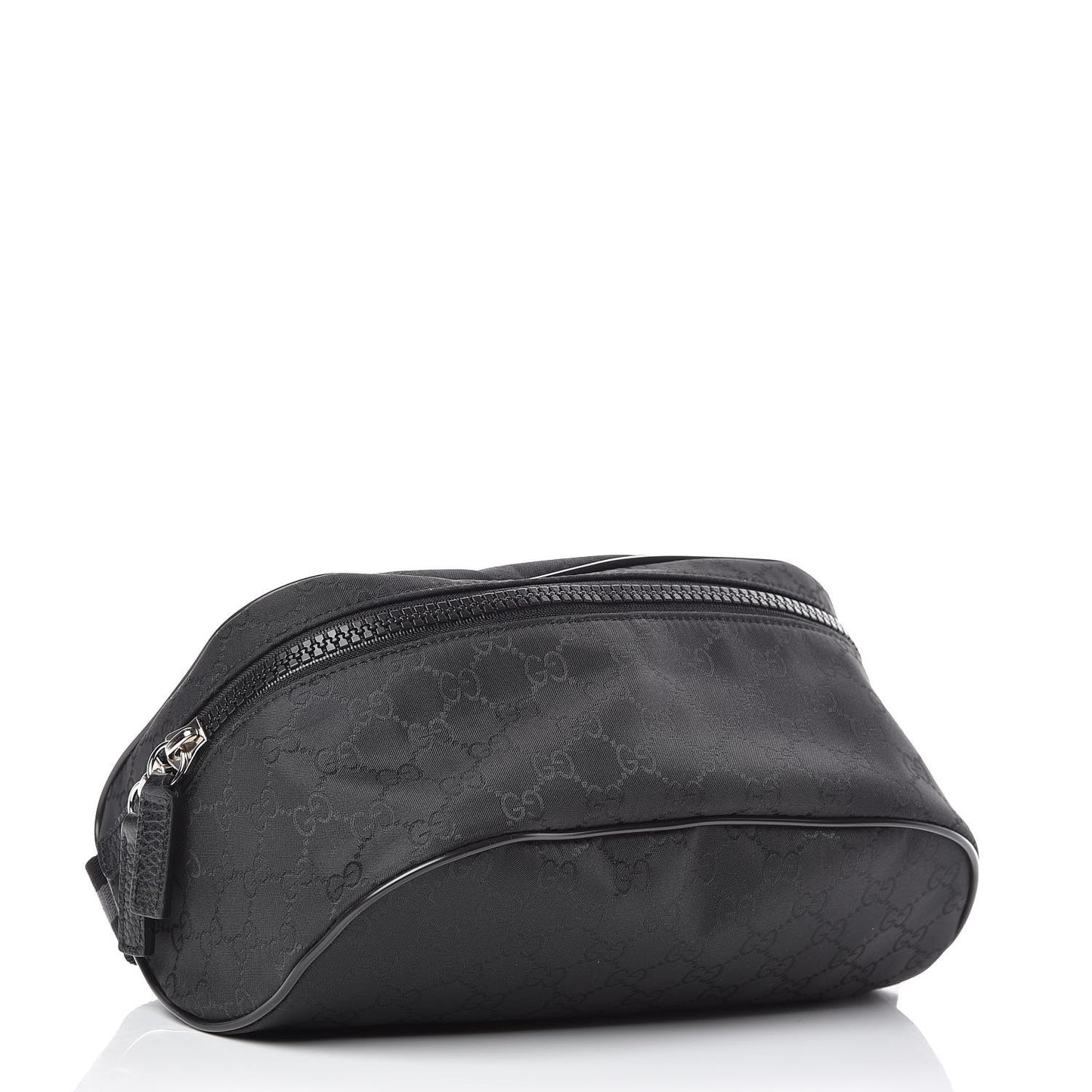 Nylon Monogram Fanny Pack Belt Bag Black
